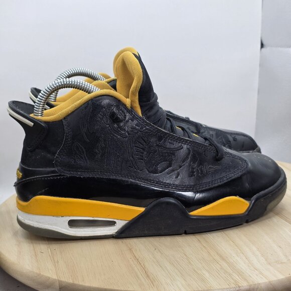 Womens Size 8 - Jordan Dub Zero Sneakers,Black/Taxi GS Size 6.5Y - Picture 3 of 10